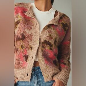 By Anthropologie textured sweater cardigan size XS